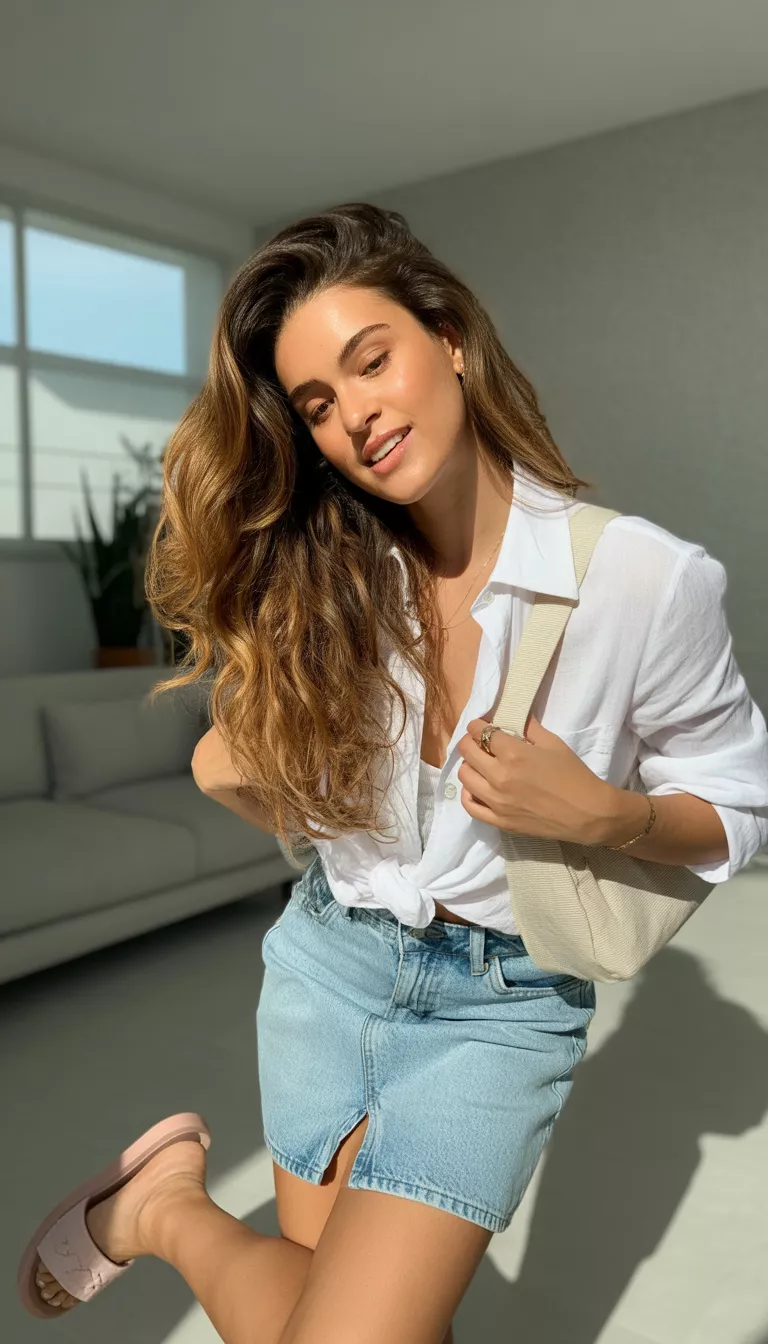 22 Jean Skirt Outfits Summer 2026