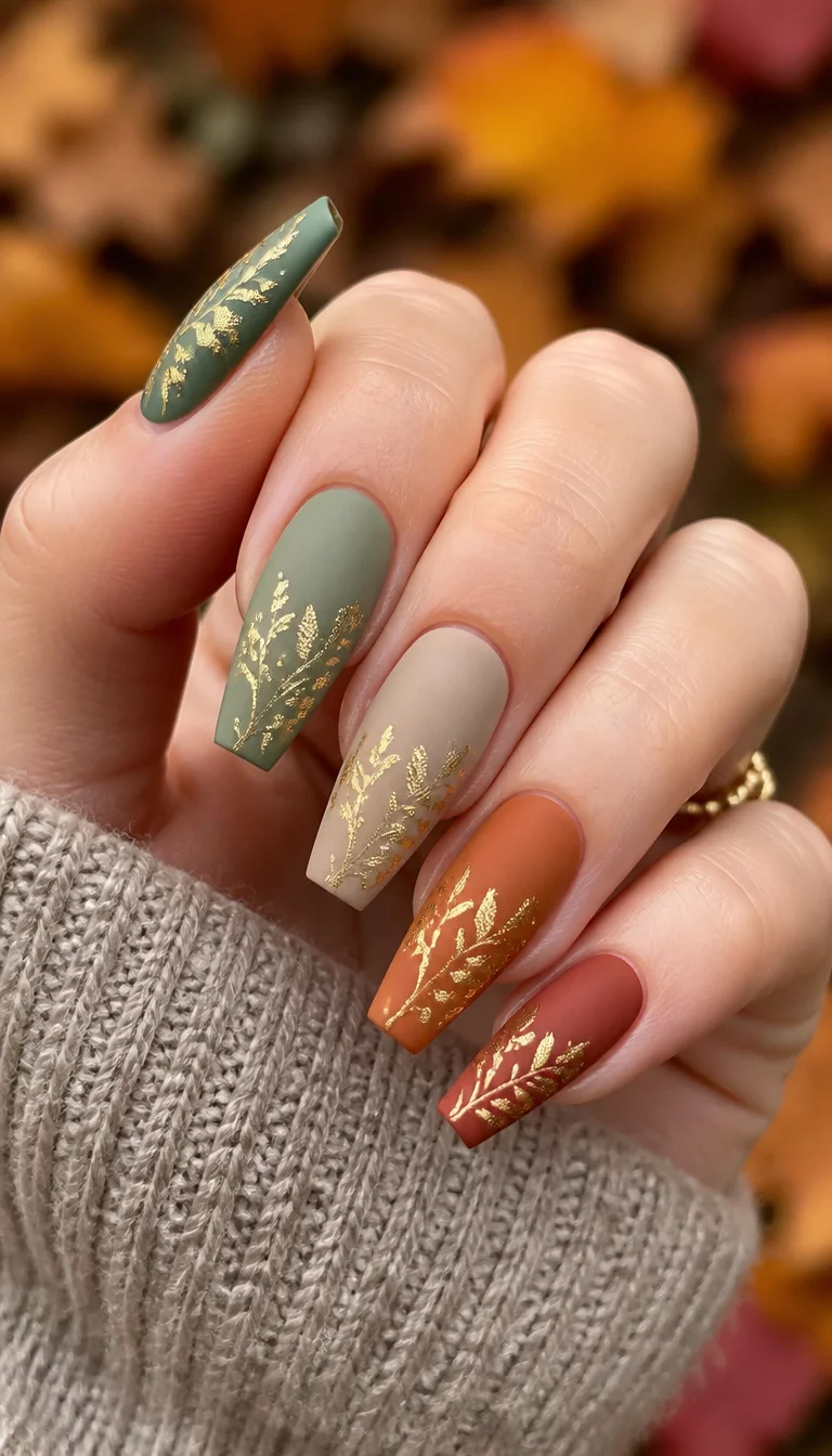 21 Fall Theme Nails 2026