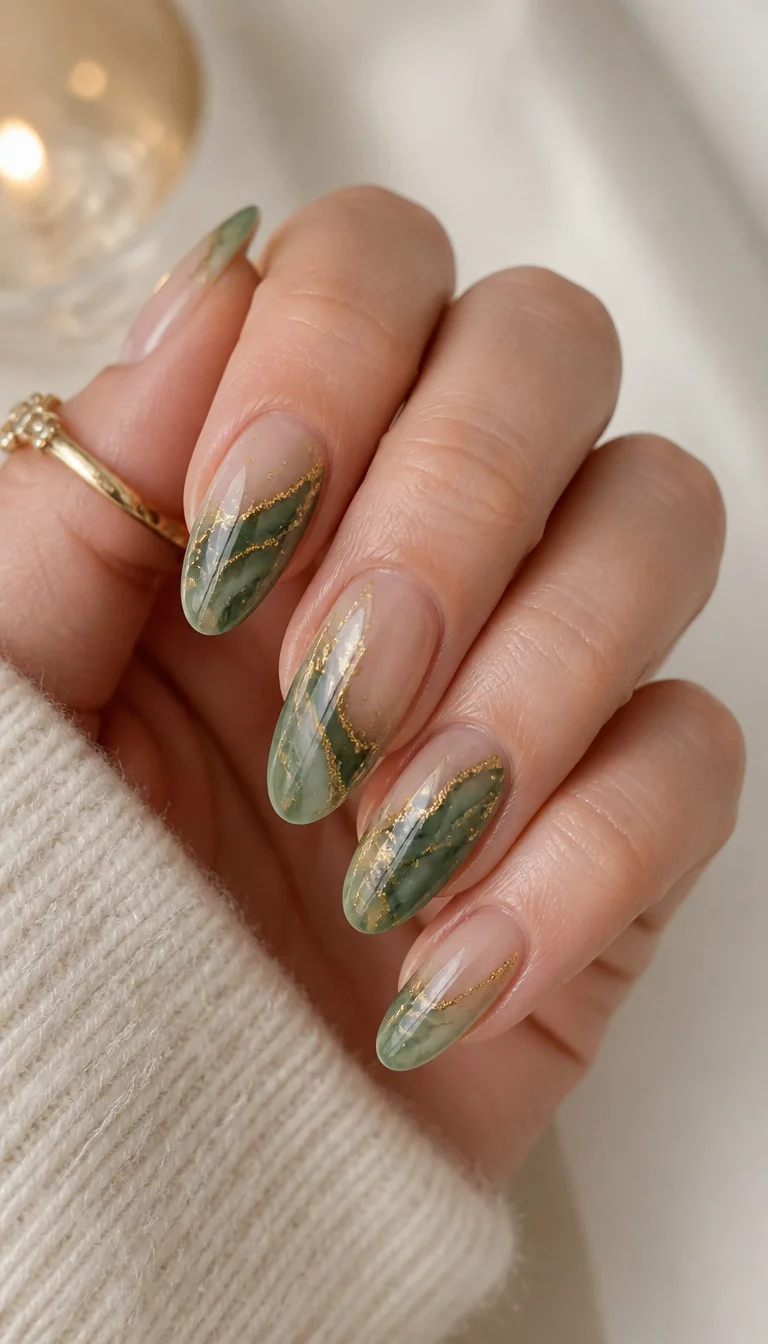 20 Green Fall Nails 2026